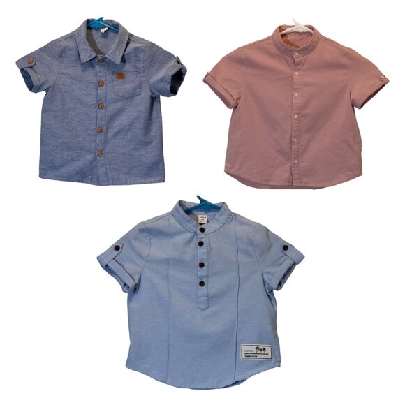 SHEIN Other - Boys  Set of 3 Short Sleeve Shirt Size 4Yrs